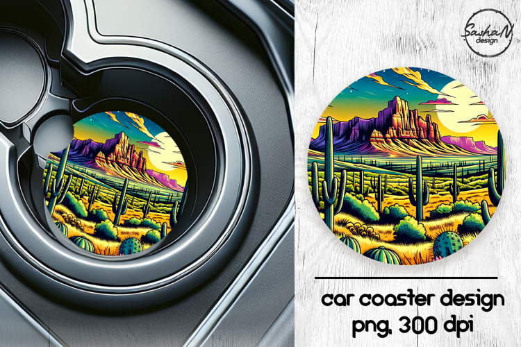 Car Coaster Sublimation Designs Image 14