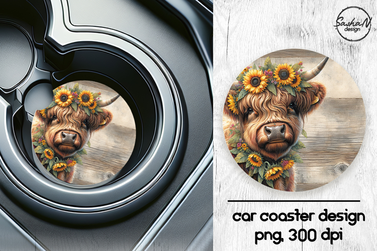 Car Coaster Sublimation Designs Image 12