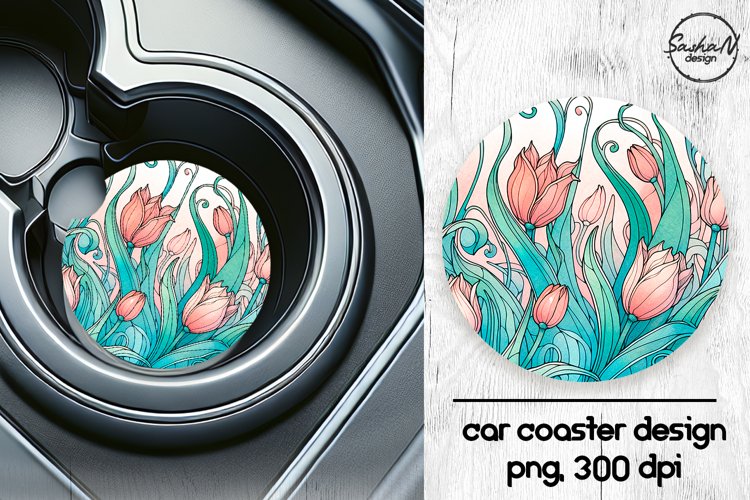 Car Coaster Sublimation Designs Image 2