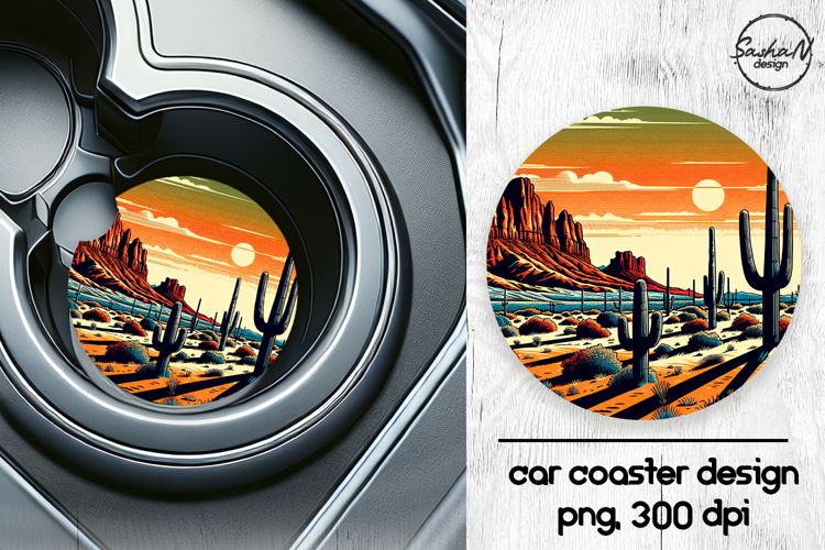 Car Coaster Sublimation Designs Image 16