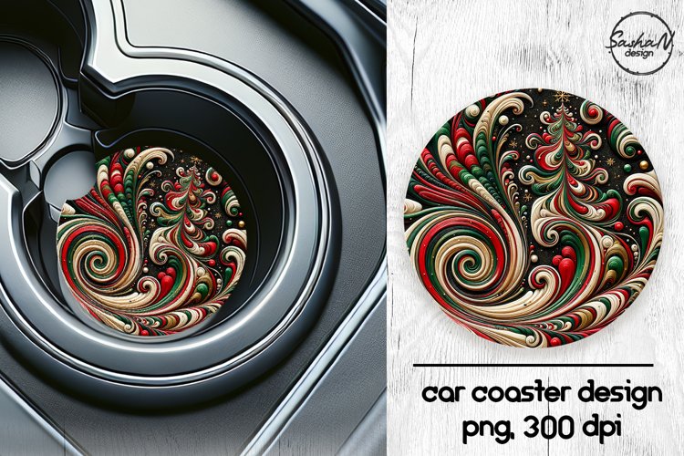 Car Coaster Sublimation Designs Image 2