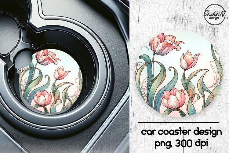 Car Coaster Sublimation Designs