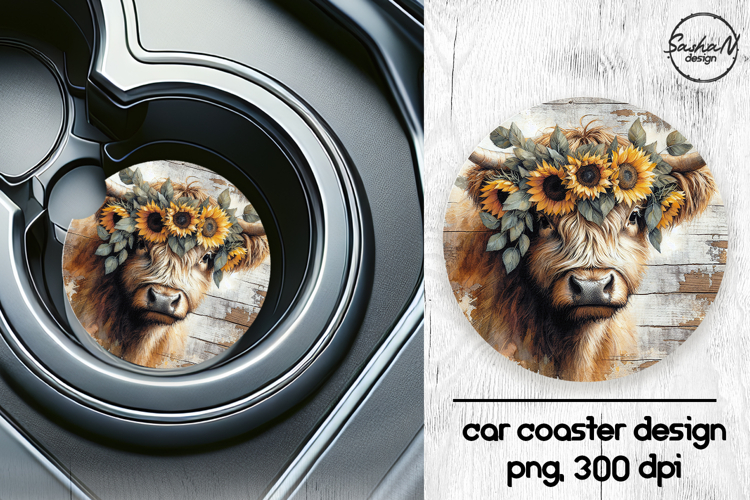 Car Coaster Sublimation Designs Image 11