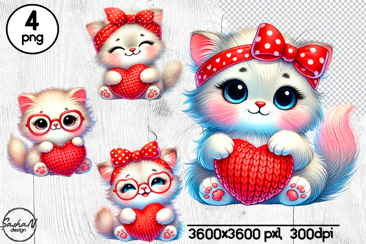 Cute Cat Clipart Image 5
