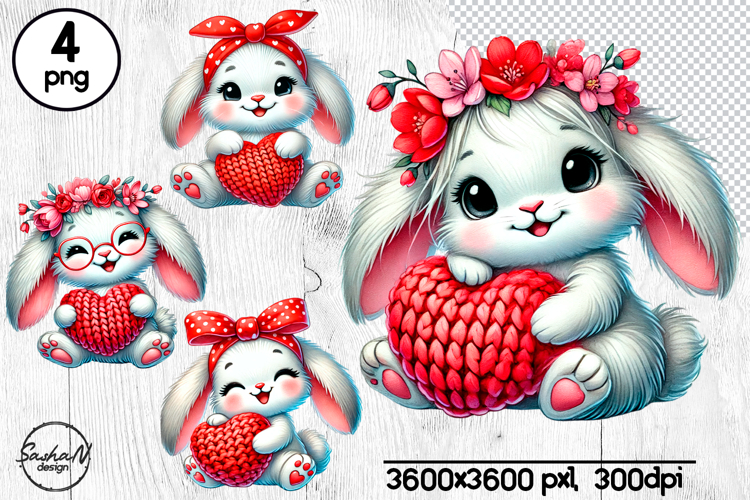 Cute Bunny Clipart Image 4