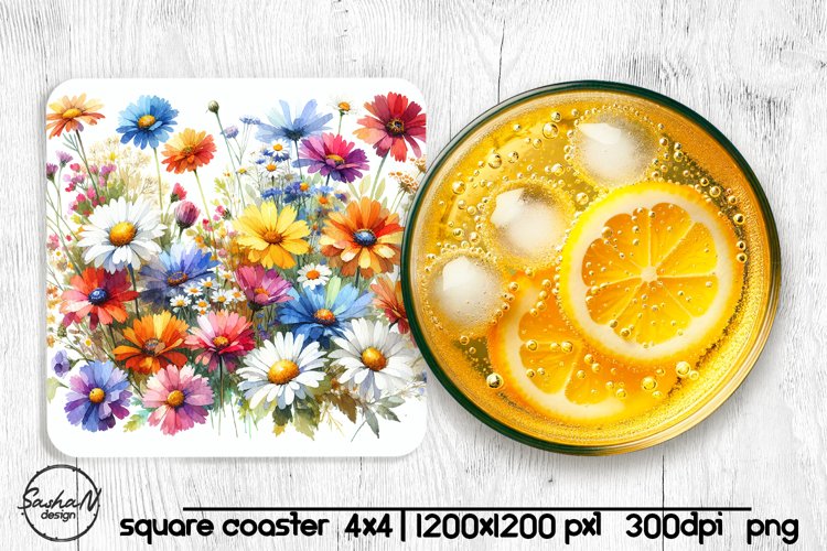 Watercolor Flowers Image 21