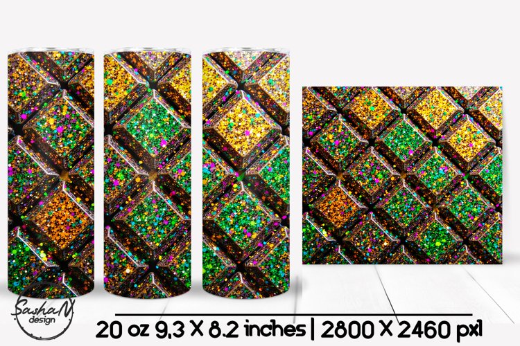 Alcohol Ink Tumbler Wrap Image 12