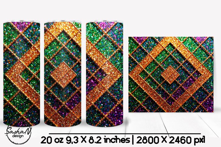 Alcohol Ink Tumbler Wrap Image 9