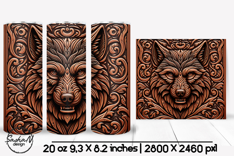 20 Oz Sublimation Tumbler Wrap Image 2