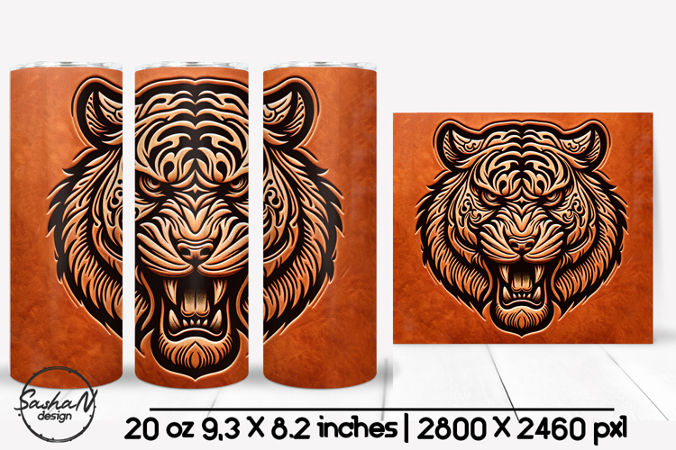 20 Oz Sublimation Tumbler Wrap Image 24