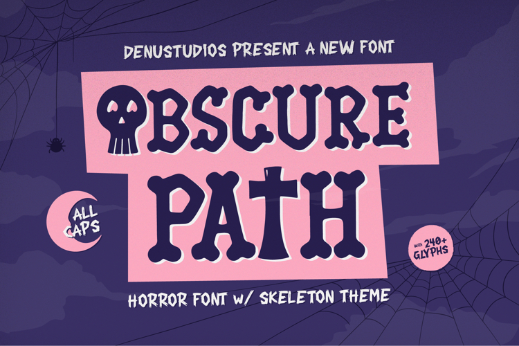 Obscure Path | Horror Font