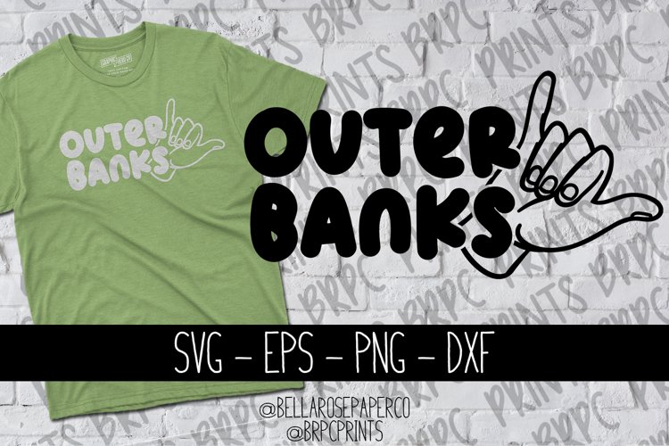 Outer Banks SVG - OBX, North Carolina - Beach SVG example image 1