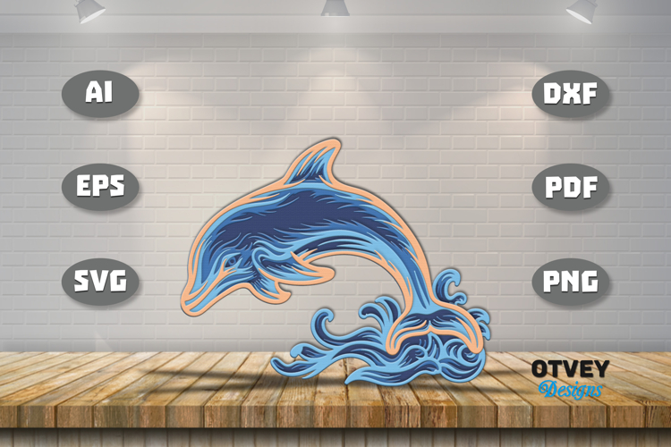 Ocean Animals Laser Cut SVG - Marine Wildlife Files