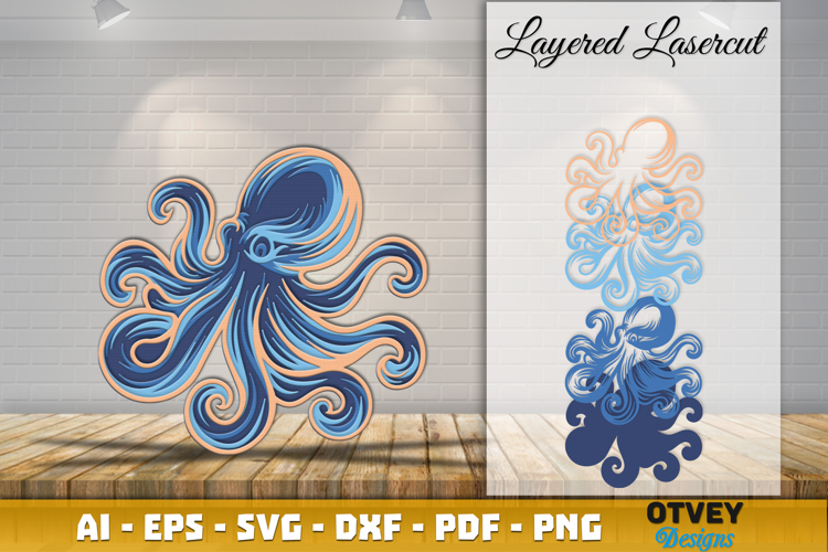 Ocean Animals Laser Cut SVG - Marine Wildlife Files