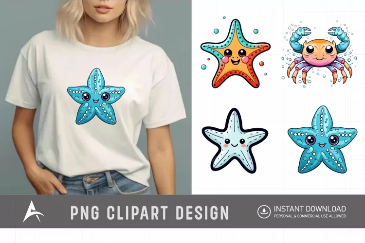 Watercolor Ocean Babies Clipart