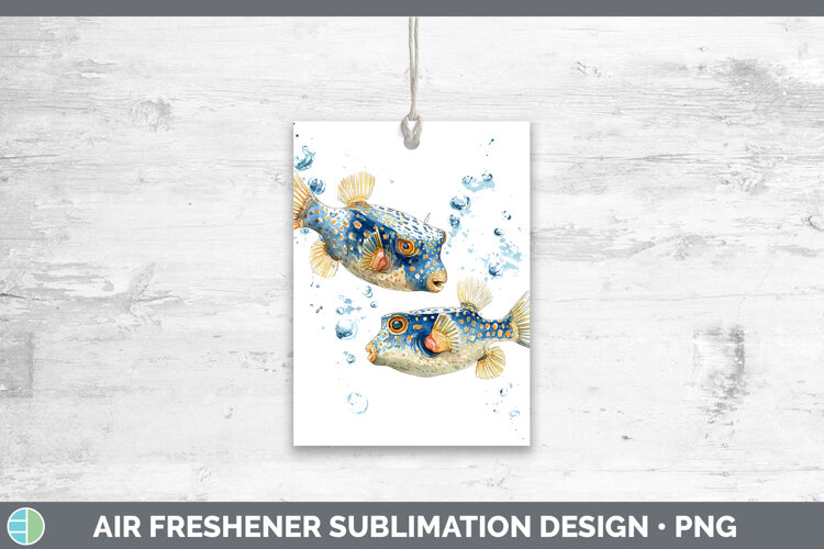 GorgeousOcean Fish Sketch Air Freshener design.
