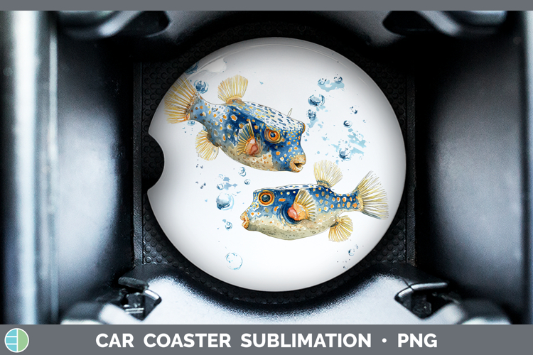 Car Coaster Sublimation Designs Image 3