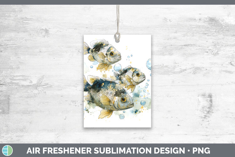 GorgeousOcean Fish Sketch Air Freshener design.