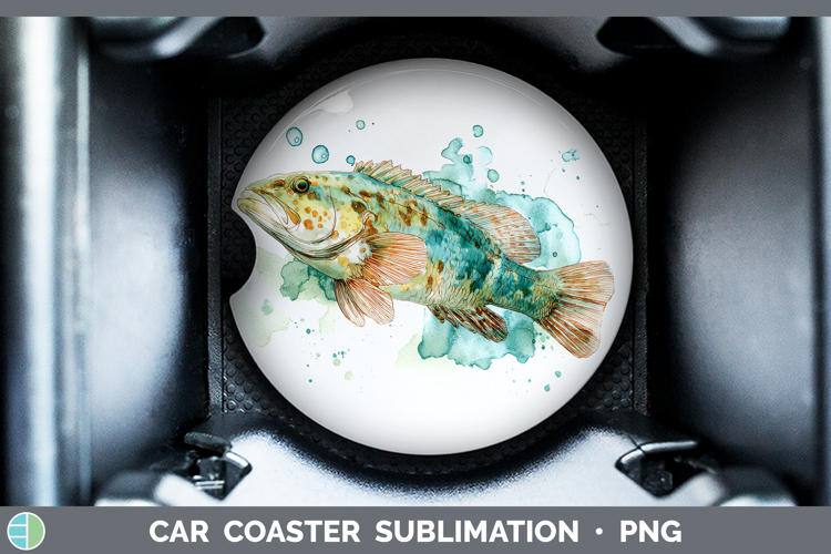Car Coaster Sublimation Designs