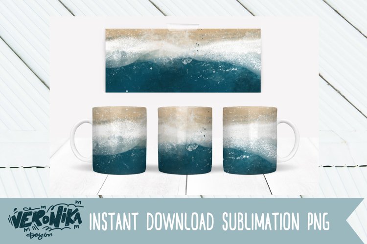 Mug sublimation. Ocean sublimation example image 1