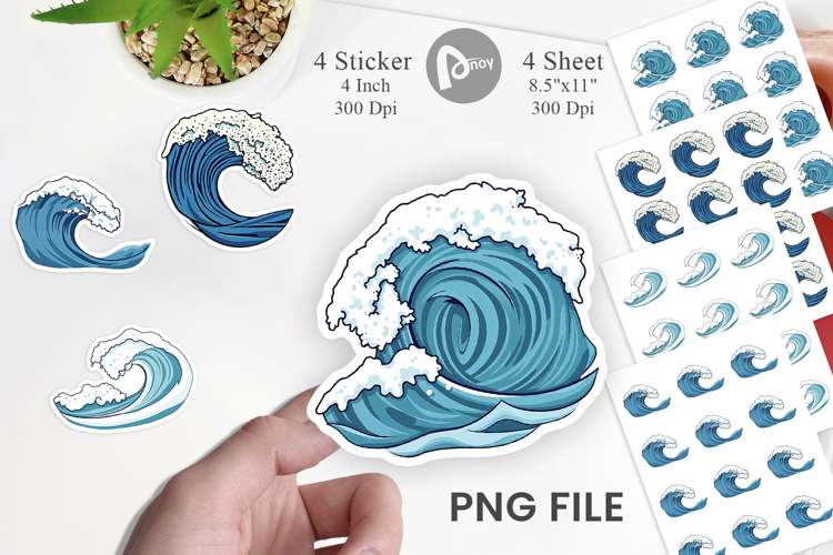 Ocean Wave Clipart Image 2
