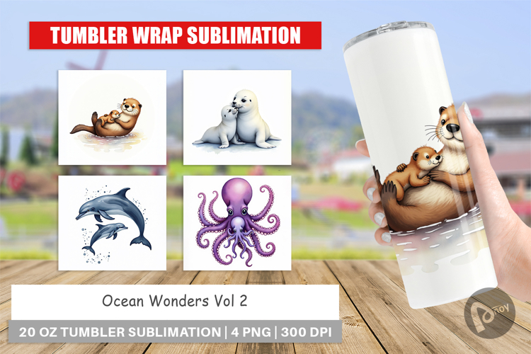 Ocean Wonders Marine Life Tumbler