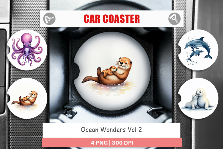 Ocean Wonders Marine Life Car Coaster