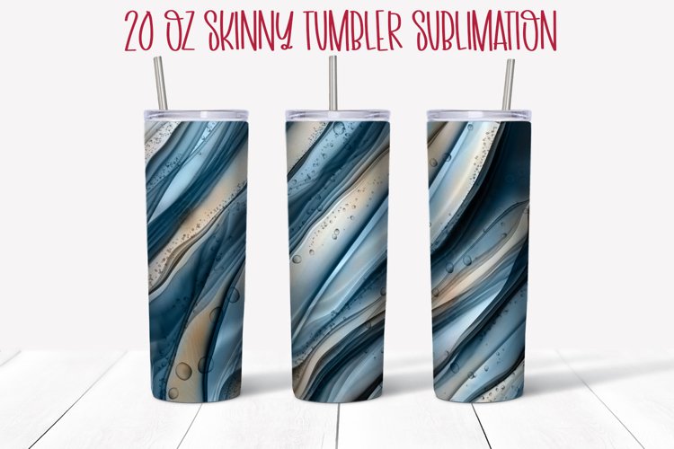 Alcohol Ink Tumbler Wrap Image 3