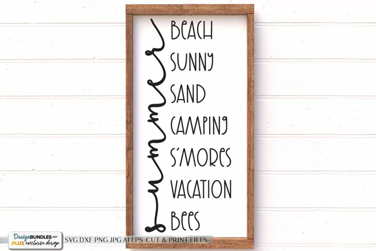 Summer Typography Art - Summer Design