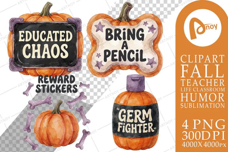 October Classroom Spook Teacher Art Sublimation