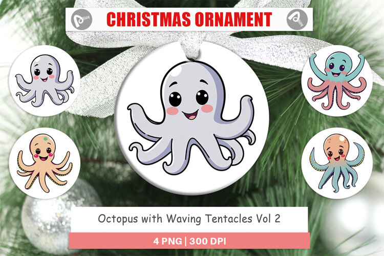 Ornament Waving Octopus example image 1
