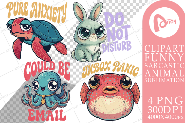 Office Grump Ocean Sublimation