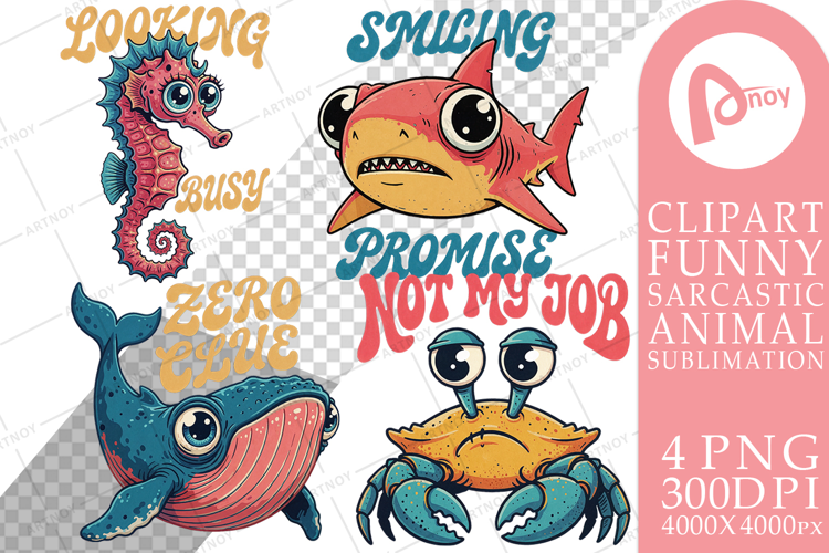 Office Grump Ocean Sublimation