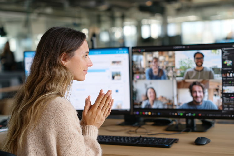 Business Video Conference Discussion