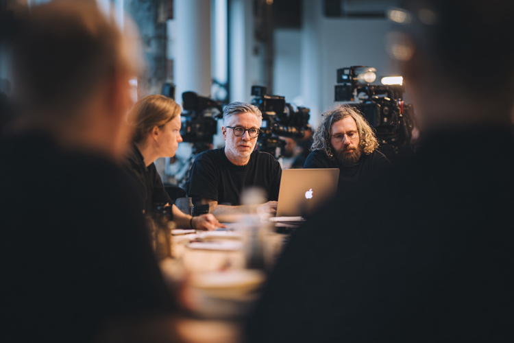 Professionals team in Serious Discussion