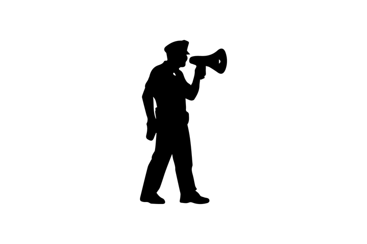 Megaphone Silhouette Image 14