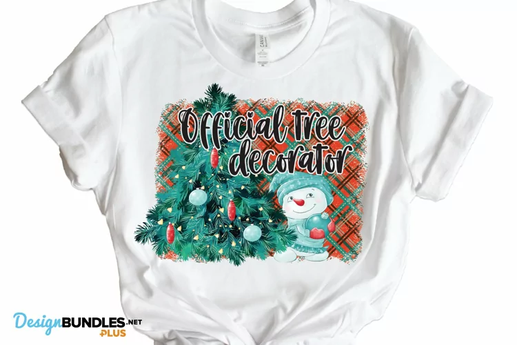 Official Tree Decorator Sublimation, Christmas Sublimation