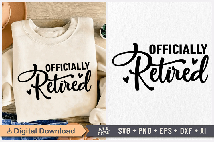 Officially Retired SVG, Retirement SVG