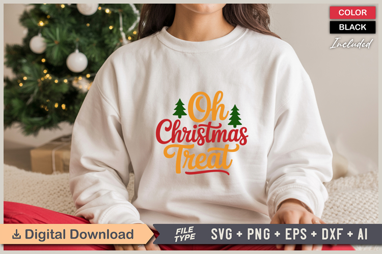 Oh Christmas Treat SVG | Christmas SVG | Holiday SVG | Xmas