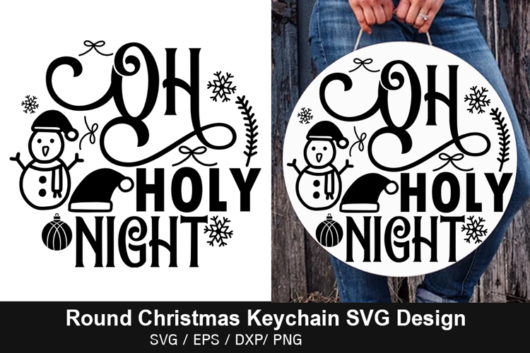 Round Keychain Svg Image 13