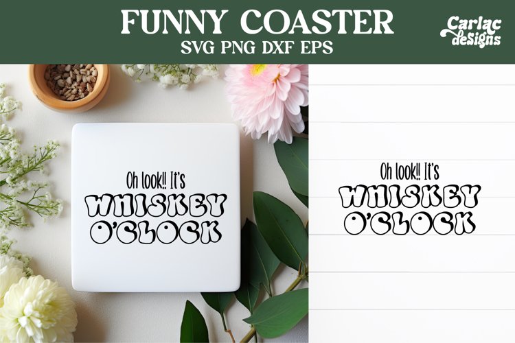 Targa In Metallo Divertente 'It's Whiskey O'clock!' - 18x12 Cm - Decorazione Da Parete Per Pub E Bar, Regalo Per Amanti Del Whisky