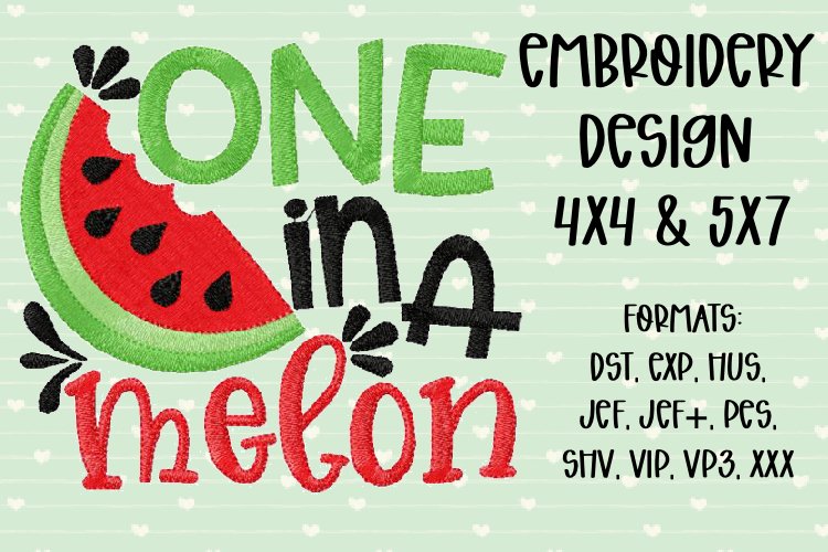 ONE IN A MELON
