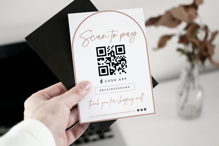 CANVA | Nue Minimalist Payment Sign Template example image 1