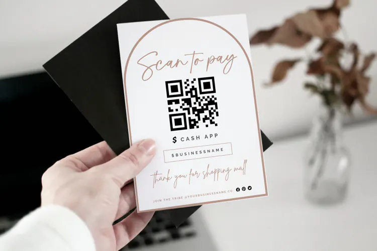CANVA | Nue Minimalist Payment Sign Template