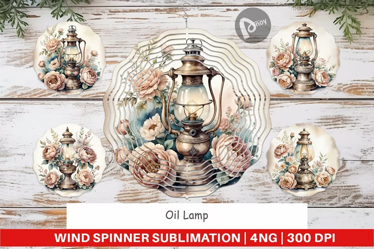 Wind Spinner Oil Lamp
