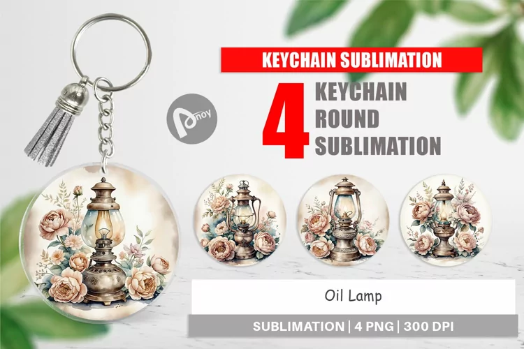 Keychain Oil Lamp