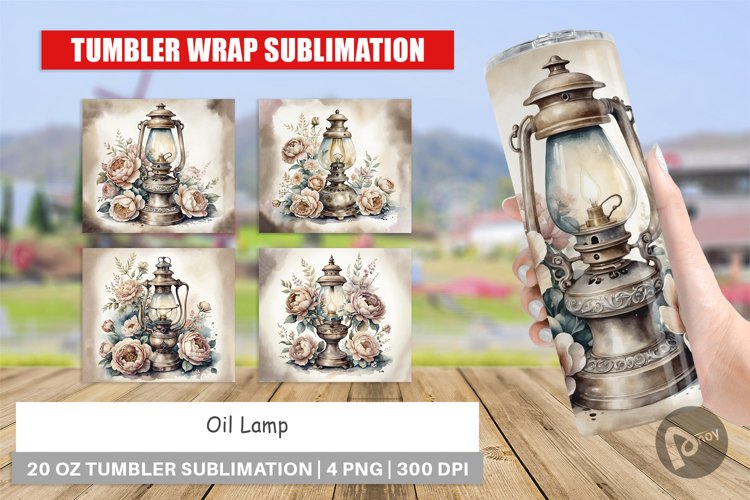 Tumbler Wrap Oil Lamp example image 1