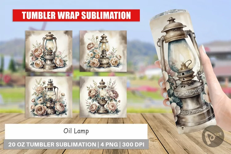 Tumbler Wrap Oil Lamp