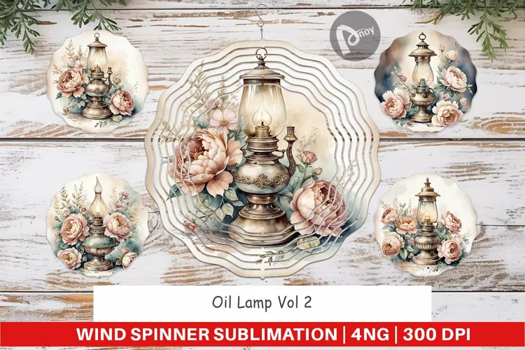 Wind Spinner Oil Lamp