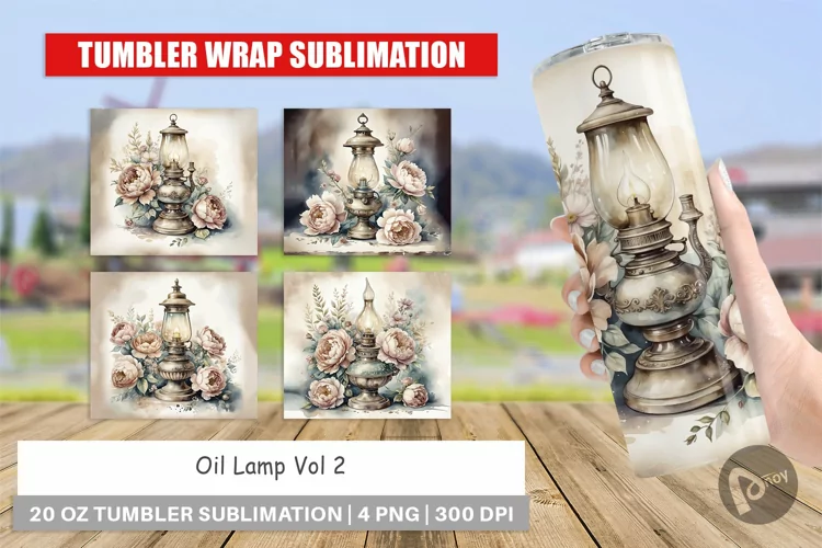 Tumbler Wrap Oil Lamp
